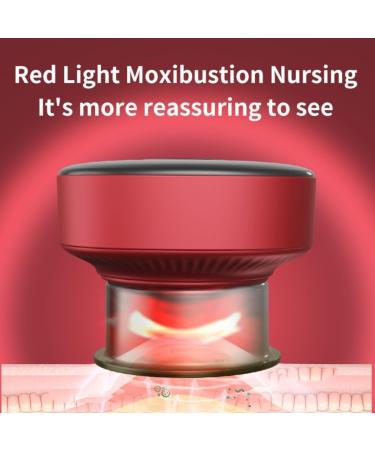 Smart Red Light Electrical Cupping Set - 2PCs Massage Therapy Device with 12 Corridors for Neck Relief | International Shipping - Buy Online on GoSupps.com