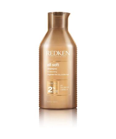 Redken |Hair shampoo for dry and brittle hair enlivened and hydrated with omega-6 and argan oil all soft shampoo 500 ml (1 Pack) - Buy Online on GoSupps.com