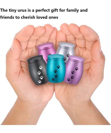 TATAANTY Small Pet Urns for Dog Ashes - Keepsake Mini Urn for Cats & Dogs - Aluminum Black Holder - Buy Online on GoSupps.com