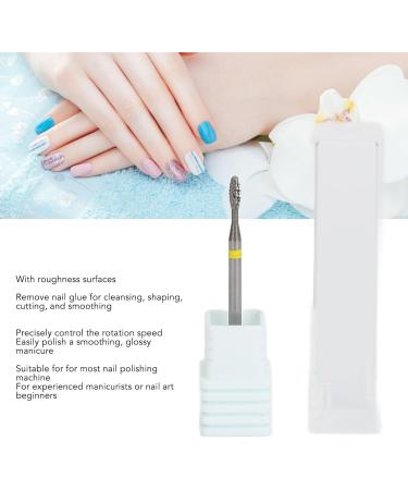 Nail Art Drill Bit Tungsten Steel Rough Surfaces Remove Dead Skin Nail Polishing Grinding Heads High Performance Easy Control Suitable for Most Gel Nails - Buy Online on GoSupps.com