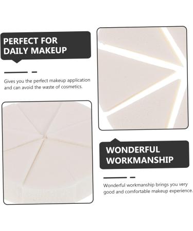 10 Sets Triangular Sponge Puff Face Mineral Foundation Powder Lady Tools Women Makeup Eye Patch White Emulsion Face Dry Touch Miss - Buy Online on GoSupps.com