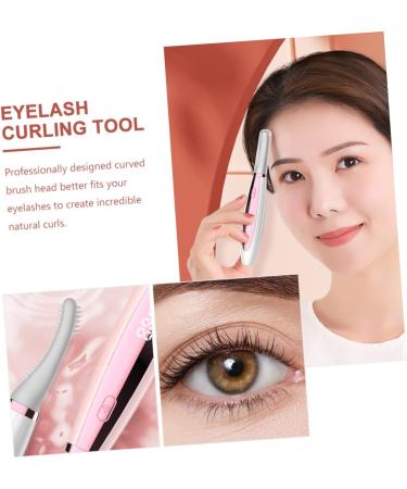 Healeved Heated Eyelash Curler - Travel-Ready Electric Lash Styler for Perfect Curls | Mini Pink Design - Buy Online on GoSupps.com