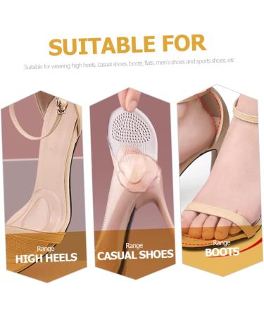 NOLITOY Arch Support Forefoot Pads - 3 Pairs Heel Protectors & Cushions for High Heels | Metatarsal Foot Inserts for Women - Buy Online on GoSupps.com