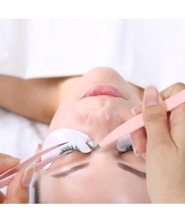 FADLASH Curved Fiber Tip Eyelash Extension Tweezers - Professional Pink Volume Lash Tweezers - Buy Online on GoSupps.com