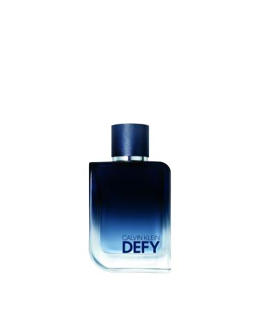 Calvin Klein Defy Eau de Parfum Woody & Leathery Men s Cologne With Notes of Mandarin Oil Leather Accord & Vetiver Long Lasting Fragrance Eau De Parfum (3.38 Fl. Oz.) 3.3 Fl Oz (Pack of 1)