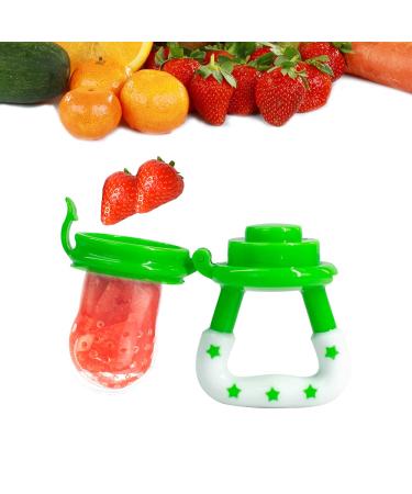 Baby Food Fruit Feeder Pacifier - Silicone Nipple Includes All The Sizes The Silicone Nipple Pouches Feeder Pacifier 6 Different Toy Teether in Appetite - Buy Online on GoSupps.com