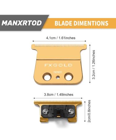 FX707Z Replacement Blade for BaBylissPRO FX787 & FX726 Trimmers | Ultra Precise DLC Compatible Gold Blades - Buy Online on GoSupps.com