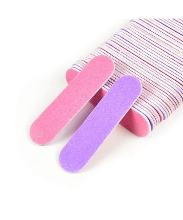 VIOCIWUO Mini Nail File Bulk 300Pcs (180/240 Grit) Disposable Nail Files Double Sided Emery Boards Home or Professional Manicure Tools(Purple and Pink) B (Pack of Purple & Pink) - Buy Online on GoSupps.com