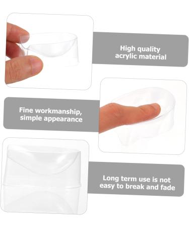 FRCOLOR Thehomeuse Powder Box for Dipping Nails Starter Set 12 Pieces Recycling System for Nail Powder Nail Tip Shape Guides Manicure Nail Art Tool Container for Nail Dipping Powder 5X4X2.5CMx2pcs White x 2 pieces - Buy Online on GoSupps.com