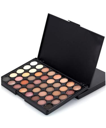 DOITOOL 2pcs 40 Eye Shadow Eyeshadow Pallet Eyeshadow Matt Eyeshadow Powder Palette Multicolor 1 count (Pack of 1) As Shownx2pcs