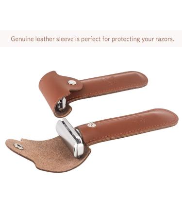 Travel Double Edge Safety Razor - River Lake RZ700 Long Handle Adjustable Classic Shaver with Protective Case & Stand | International Shipping Available - Buy Online on GoSupps.com