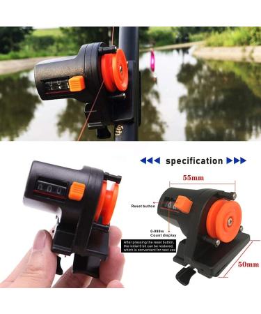 Fishing Line Counter Depth Finder | Portable Tackle Tool 0-999M | Accurate Manual Meter Gear - Buy Online on GoSupps.com