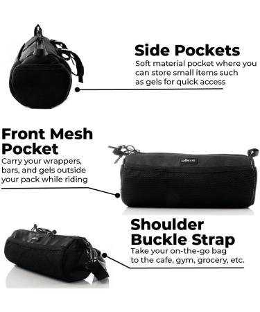 Lumiere & Co. Bike Handlebar Bag - Mountain Bike Storage & Front Frame Storage - Bicycle Accessories in Black - Buy Online on GoSupps.com