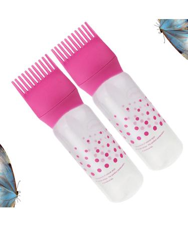 Beaupretty 2pcs Root Comb & Applicator Bottle Set - Hair Dye Applicator with Graduated Scale - Perfect for Precision Hair Color Application - Buy Online on GoSupps.com