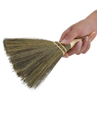 YYQTGG Sweeping Little Broom Cleaner Natural Small and Light Compact Hand Made Handmade Practical Housekeeping Tool Dust Floor Cleaning Sweeping Broom