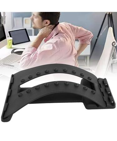 HOOLEEY ABS Lumbar Support Back Muscle Stretcher Pad - Pain Relief & Posture Correction | International Shipping - Buy Online on GoSupps.com
