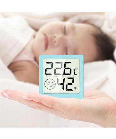 Syrisora Hygrometer Thermometer - 4.5 LCD Temperature & Humidity Meter for Baby Rooms | Highly Accurate & International Shipping Available - Buy Online on GoSupps.com