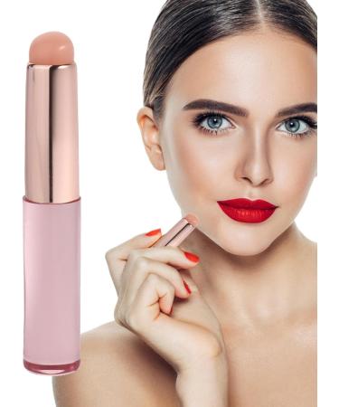 Huayeex Lip Applicator | Mini Silicone Lipstick Brush | Reusable Versatile Small Lipstick Applicator Brush with Lid for Lipstick Lip Gloss Pink - Buy Online on GoSupps.com