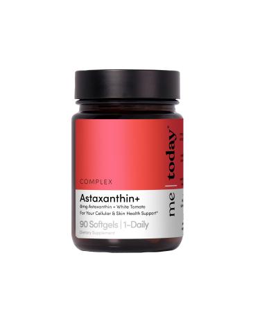 me today Complex Astaxanthin+ 8mg Supplement - Powerful Antioxidant Support Softgels - Natural Skin Health & Cellular Wellness Complex with White Tomato Extract - 90 Servings 90 Count (Pack of 1)