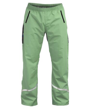 Rubberneck NXSVN Bicycle Rain Pants Breathable Reflective with 3M Reflectors Size L Green