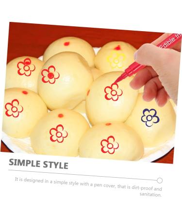 OKUMEYR 6pcs Decor Cake Boxes Biscuits Edible Pigment Pens Multi-use Edible Pens Food Pens Plastic - Buy Online on GoSupps.com