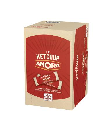 AMORA Ketchup Display Box of 200 Pods 10 ml 100 g
