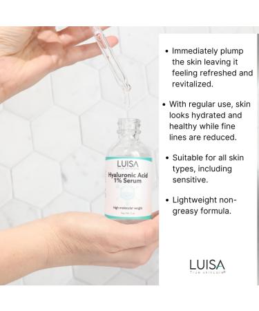 Buy Hyaluronic Acid Serum - Anti-Aging Hydrating Face Serum for Wrinkle Reduction | International Shipping - Buy Online on GoSupps.com