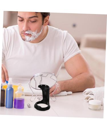 Minkissy Men's Brush Holder & Razor Stand | Shaving Tools & Accessories | Plastic Shaving Brush Keeper - Buy Online on GoSupps.com
