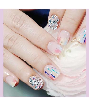 Lifextol Nail Art Rhinestone Flatback Half Pearls - Mixed Colors AB Gems for Women - DIY Crafts and Makeup - Pack of 3 Boxes - Buy Online on GoSupps.com