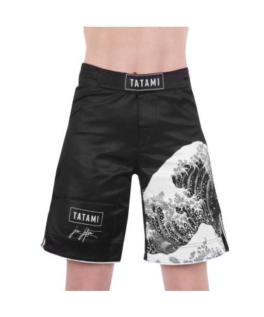 Tatami Fightwear Women's Kanagawa Fight Shorts - Black Large