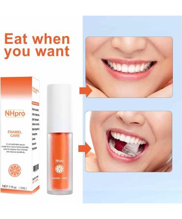 Sensitive Toothpaste Whitening30ML Orange Whitening Toothpaste Replacement Toothpaste Natural Mouthwash to Remove Bad Breath Coffee Stains Tea Stains Purble - Buy Online on GoSupps.com