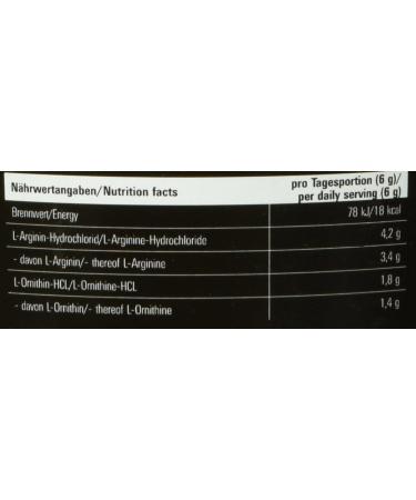MySupps L-Arginine & L-Ornithine Complex - High-Dose Amino Acids (3400mg L-Arginine & 1400mg L-Ornithine) - Pre-Workout Boost for Athletes - 250g Powder Made in Germany - Buy Online on GoSupps.com