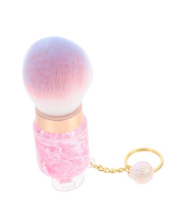 minkissy Manicure Mushroom Head Nail Cleaning Brushes Face Hair Brush Nail Dust Remover Brush Shaving Brush Manicure Brush Foundation Brushes Blush Brush Nail Brush Makeup Tool 10.30X3.00X3.00CM Pink
