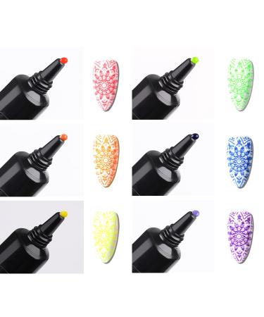 Mobray Nail Stamping Gel Kit - 6PCS Stamper Set with Image Plates for Nail Art - Buy Online on GoSupps.com