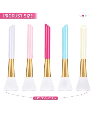 20 Silicone Face Mask Brushes Set with Storage Box | Silicone Applicators for Masks Foundation & Body Lotion - Beauty Tools - Buy Online on GoSupps.com