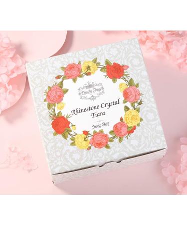 Green Gems Rhinestone Gold Tiara for Little Kid Big Kid | Lovelyshop Princess Crown for Prom & Birthdays - Buy Online on GoSupps.com