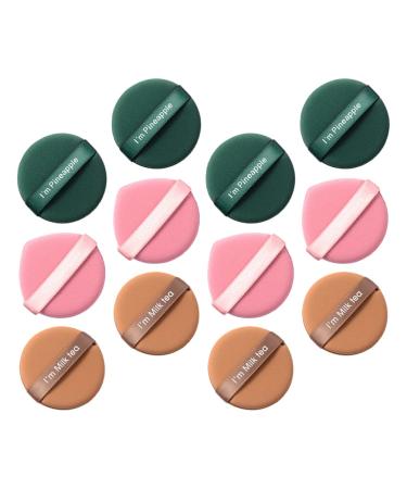 FRCOLOR 21pcs Puff Foundation Pad Girls Makeup Puff Blending Puff Blending for Makeup Mineral Pad Microfiber Sponge Cushion Puff Body Hydrophilic Non-latex Makeup Pad