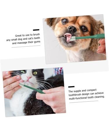 Balacoo 4pcs 360 Shop Kittens Oral Plastic Long Soft-Bristle Portable Stick Pet Reusable Pets Puppy Teeth Cleaner Supplies Degree Manual Dog Kitten Travel for Practical 1 count (Pack of 1) Assorted Color - Buy Online on GoSupps.com
