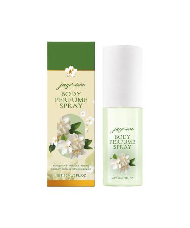 Women's Fragrance Jasmine Body Fragrance Spray Delicate Hypoallergenic Eau De Parfum Flower Beauty Products Suitable for Special Occasions Perfume Gift for Women 90ml One Size Green