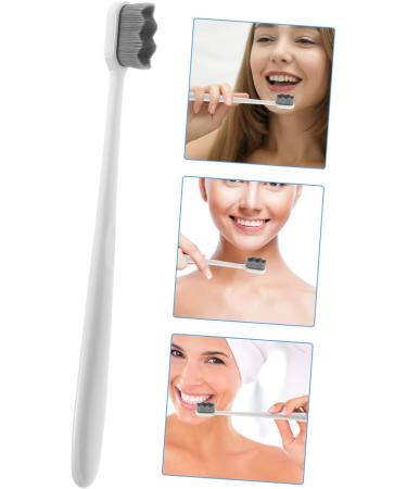 Lurrose 8 PCS Soft Toothbrush Set Super Soft Nylon 3-Sided Toothbrushes with Delicious Peppermint Bonbons for Gentle Cleaning | Travel-friendly & Perfect for Sensitive Teeth - Buy Online on GoSupps.com