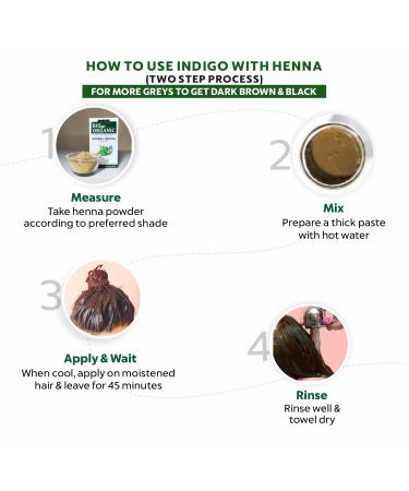 Indus Valley Bio Indigo Powder - Vegan Triple-Sifted Bio-Certified Natural Hair Color - 100g - Buy Online on GoSupps.com