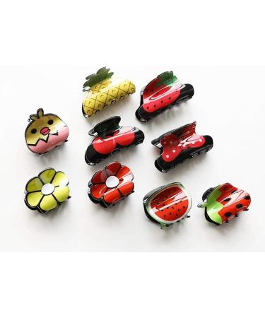JIHUOO Girls Cute Fruit Hair Clips - Pineapple Hair Claw Accessories for Kids | Shop Internationally - Buy Online on GoSupps.com