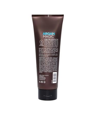 Argan Magic Exfoliating Foot Scrub - Smooths Rough Calloused Feet & Heels with Argan Oil & Pumice | Paraben Free | 8 oz - Buy Online on GoSupps.com