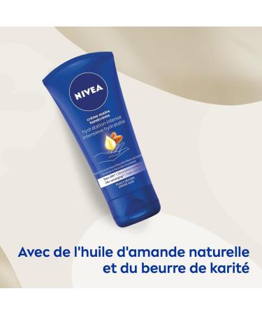 NIVEA Nourishing Hand Cream for Very Dry Skin (1 x 75 ml) Moisturizing Hand Care with Sweet Almond Oil Hydrating Hand Cream - Buy Online on GoSupps.com