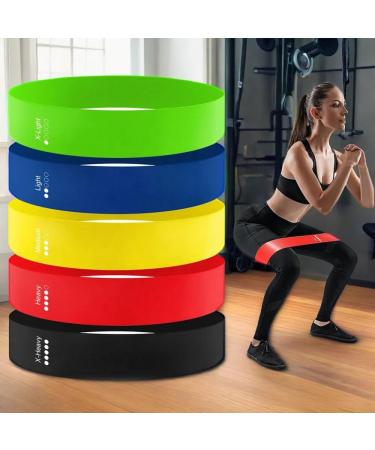 Resistance Bands- for Woman and Men Great for Leg Workouts and Ideal for Body Strength Training.