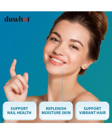 duwhot Hyaluronic Acid Gummies Hyaluronic Acid Supplements with Vitamin C & Biotin 5000mcg for Skin Hair Nails Health Joints Supplements for Women & Men Low Sugar Vegan Non-GMO 60 Counts - Buy Online on GoSupps.com