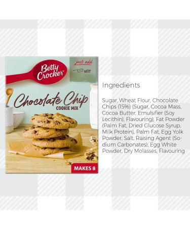 AETN Creations Irresistible Homemade Cookies with Betty Crocker Cookie Mix Pack - Easy Baking Delights in Chocolate Chip Rainbow and Peanut Butter Flavours with AETN Fridge Magnet - Buy Online on GoSupps.com