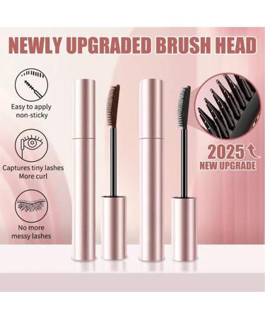 GARWAR Tubing Mascara Black & Brown Duo for Eyelash Makeup New Lengthening and Curling Mascara Long Lasting Waterproof and Sweatproof for Parties or Daily Use Black - Buy Online on GoSupps.com