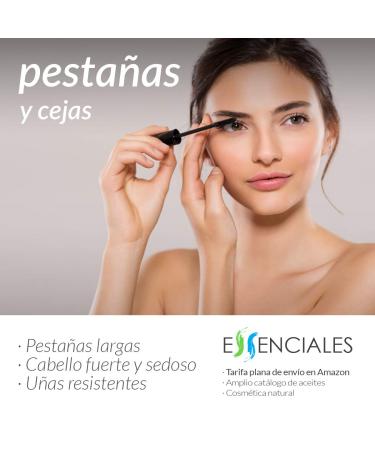 ESSENCIALES Empty Mascara Bottle & 2 Eyelash Brushes - Refillable Transparent Castor Oil Container for International Shipping - Buy Online on GoSupps.com