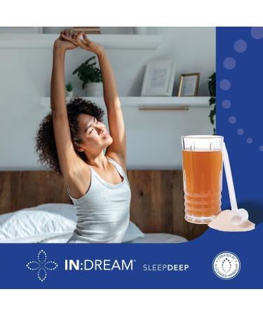in Dream - Natural Sleep Aid Powder Drink Mix Herbal Adaptogen & Antioxidant Blend Natural Night Sleep Drink for Deep Sleep Relaxation & Recovery Pomegranate Flavor 20 Servings - Buy Online on GoSupps.com